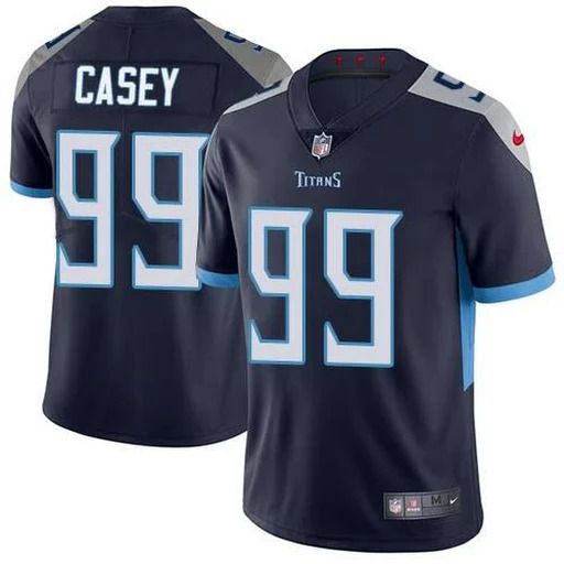 Men Tennessee Titans 99 Jurrell Casey Nike Navy Vapor Limited NFL Jersey